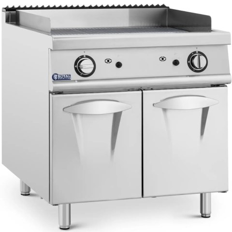 Grill gazowy podwójny ryflowany z szafką na propan / LPG / gaz ziemny 12 kW Grill gazowy podwójny ryflowany z szafką na propan / LPG / gaz ziemny 12 kW