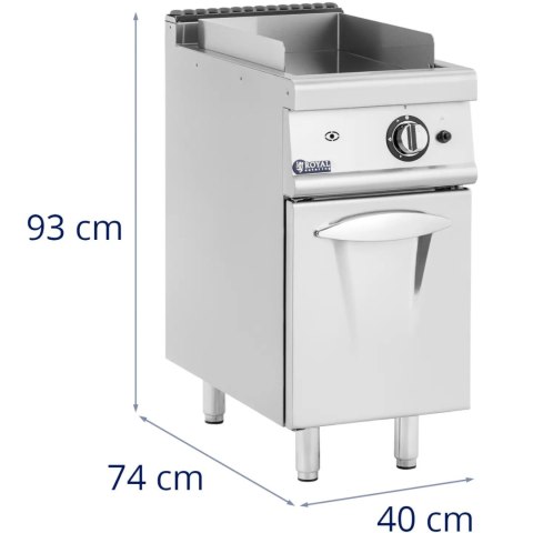 Grill płyta grillowa gładka z szafką na gaz propan / LPG / ziemny 6 kW Grill płyta grillowa gładka z szafką na gaz propan / LPG / ziemny 6 kW