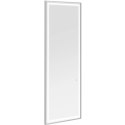 Konsola konsoleta fryzjerska lustro z oświetleniem LED prostokątne 180 x 70 cm - srebrne