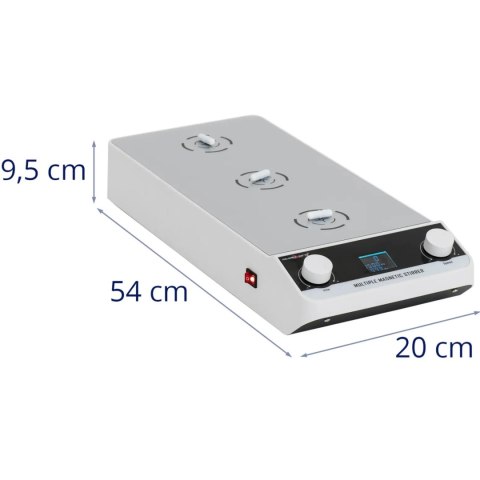 Mieszadło magnetyczne laboratoryjne 3 x 1000 ml 100-1500 obr./min Mieszadło magnetyczne laboratoryjne 3 x 1000 ml 100-1500 obr./min