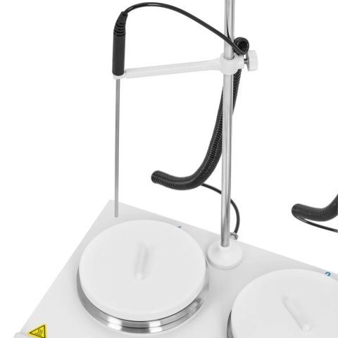 Mieszadło magnetyczne laboratoryjne z podgrzewaniem 4 płyty 4x 2 l do 2000 obr./min Mieszadło magnetyczne laboratoryjne z podgrzewaniem 4 płyty 4x 2 l do 2000 obr./min