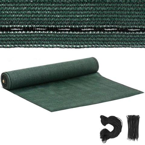 Siatka cieniująca maskująca do ogrodzenia HDPE 50 x 1.2 m 150 g/m2 - zestaw Siatka cieniująca maskująca do ogrodzenia HDPE 50 x 1.2 m 150 g/m2 - zestaw