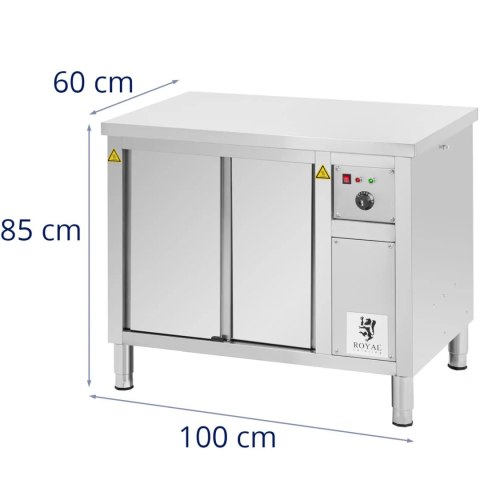 Szafa grzewcza podgrzewacz do talerzy 30-80 C 100 x 60 x 85 cm 2.4kW Szafa grzewcza podgrzewacz do talerzy 30-80 C 100 x 60 x 85 cm 2.4kW