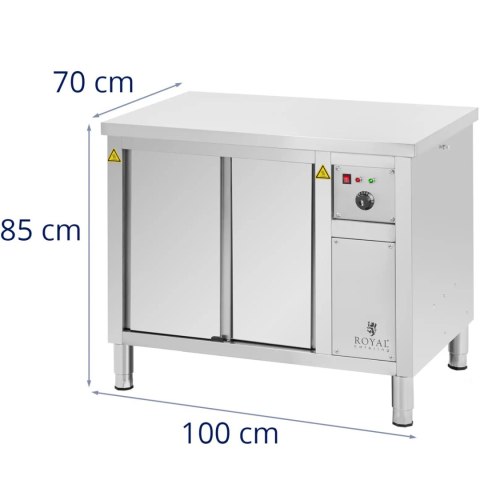 Szafa grzewcza podgrzewacz do talerzy 30-80 C 100 x 70 x 85 cm 2.4kW Szafa grzewcza podgrzewacz do talerzy 30-80 C 100 x 70 x 85 cm 2.4kW