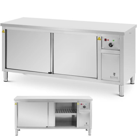 Szafa grzewcza podgrzewacz do talerzy 30-80 C 180 x 70 x 85 cm 2.4kW Szafa grzewcza podgrzewacz do talerzy 30-80 C 180 x 70 x 85 cm 2.4kW