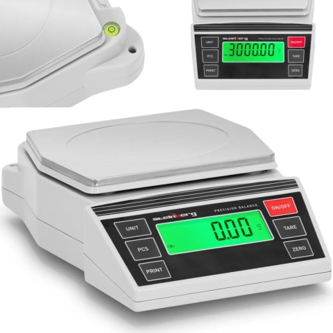 Waga laboratoryjna jubilerska precyzyjna LCD 0.2-3000g / 0.01 g Waga laboratoryjna jubilerska precyzyjna LCD 0.2-3000g / 0.01 g