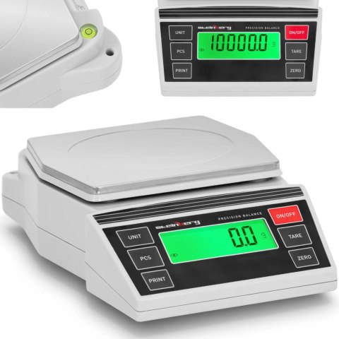Waga laboratoryjna jubilerska precyzyjna LCD 2-10000g / 0.1 g Waga laboratoryjna jubilerska precyzyjna LCD 2-10000g / 0.1 g