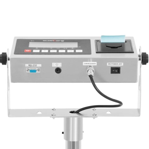 Waga platformowa z drukarką etykiet LCD 50 x 40 cm 300 kg / 10 g Waga platformowa z drukarką etykiet LCD 50 x 40 cm 300 kg / 10 g
