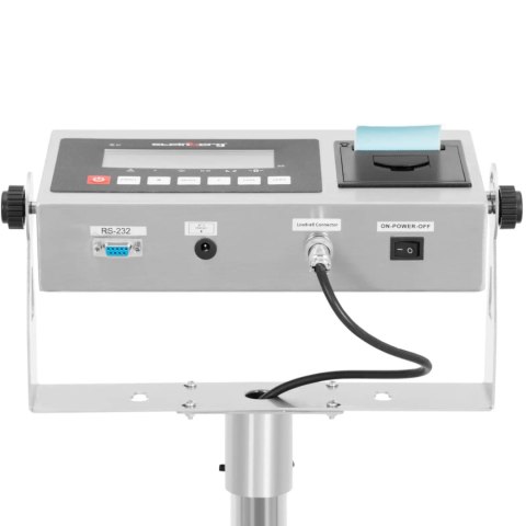 Waga platformowa z drukarką etykiet LCD 60 x 45 cm 300 kg / 10 g Waga platformowa z drukarką etykiet LCD 60 x 45 cm 300 kg / 10 g