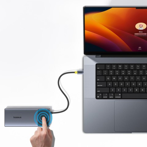 7w1 HUB Adapter Metal Gleam Series II USB-C PD100W / 2x USB-A / 2x HDMI 4K / USB-C 3.0 7w1 HUB Adapter Metal Gleam Series II USB-C PD100W / 2x USB-A / 2x HDMI 4K / USB-C 3.0