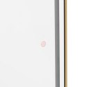 Konsola konsoleta fryzjerska lustro z oświetleniem LED ośmiokątne 180 x 70 cm - złote