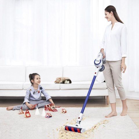 Lekki odkurzacz bezprzewodowy JIMMY JV53 Lite 425W - biało niebieski Lekki odkurzacz bezprzewodowy JIMMY JV53 Lite 425W - biało niebieski