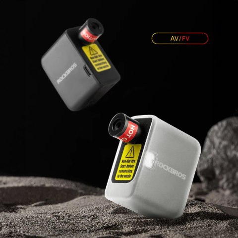 MINI Pompka rowerowa elektryczna USB Schrader Presta 6.9bar 100PSI - czarna MINI Pompka rowerowa elektryczna USB Schrader Presta 6.9bar 100PSI - czarna