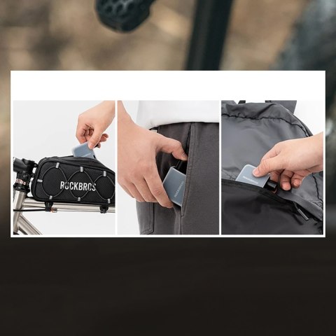 MINI Pompka rowerowa elektryczna USB Schrader Presta 6.9bar 100PSI - czarna MINI Pompka rowerowa elektryczna USB Schrader Presta 6.9bar 100PSI - czarna