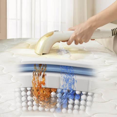 Odkurzacz piorący parownica Deep Cleaning 1900W z funkcją czyszczenia parowego B200 + szczotka - biały Odkurzacz piorący parownica Deep Cleaning 1900W z funkcją czyszczenia parowego B200 + szczotka - biały