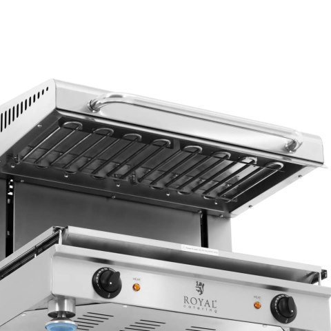 Opiekacz salamanader do zapiekanek pity z regulacją wysokości 60 cm 400 V 5000 W Opiekacz salamanader do zapiekanek pity z regulacją wysokości 60 cm 400 V 5000 W