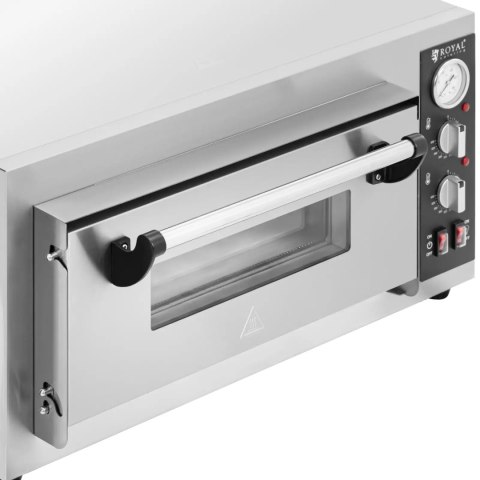 Piec do pizzy elektryczny z kamieniem szamotowym na 4 pizze śr. 25 cm 4200 W Piec do pizzy elektryczny z kamieniem szamotowym na 4 pizze śr. 25 cm 4200 W