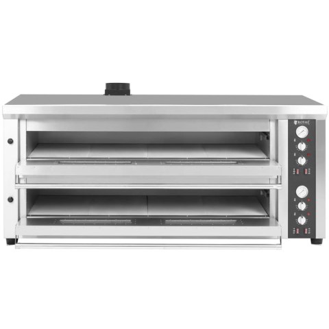 Piec do pizzy podwójny z szamotem na 16 pizz śr. 33 cm 400 V 16800 W Piec do pizzy podwójny z szamotem na 16 pizz śr. 33 cm 400 V 16800 W