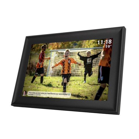 Ramka cyfrowa 10.1'' 16GB microSD WiFi USB-C Frameo PFF-1080B - czarna Ramka cyfrowa 10.1'' 16GB microSD WiFi USB-C Frameo PFF-1080B - czarna