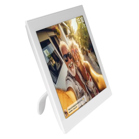 Ramka cyfrowa 10.1'' 16GB microSD WiFi microUSB Frameo PFF-1037W - biała Ramka cyfrowa 10.1'' 16GB microSD WiFi microUSB Frameo PFF-1037W - biała