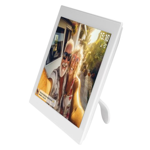 Ramka cyfrowa 10.1'' 16GB microSD WiFi microUSB Frameo PFF-1037W - biała Ramka cyfrowa 10.1'' 16GB microSD WiFi microUSB Frameo PFF-1037W - biała