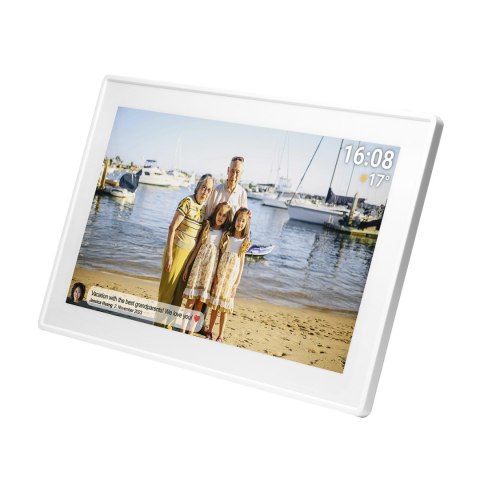 Ramka cyfrowa 15.6'' 16GB microSD WiFi głośnik MPEG4 Frameo PFF-1515W - biała Ramka cyfrowa 15.6'' 16GB microSD WiFi głośnik MPEG4 Frameo PFF-1515W - biała