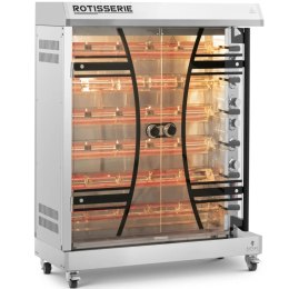Rożen elektryczny opiekacz do kurczaków 6 szpikulców na 36 kurczaków 12000 W