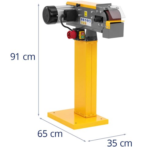 Szlifierka taśmowa pasowa do metalu stojąca 100 mm 400 V 1500 W Szlifierka taśmowa pasowa do metalu stojąca 100 mm 400 V 1500 W