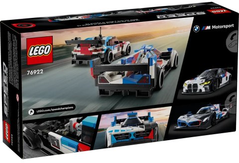 76922 - LEGO Speed Champions - Samochody wyścigowe BMW M4 GT3 & BMW M Hybrid V8 76922 - LEGO Speed Champions - Samochody wyścigowe BMW M4 GT3 & BMW M Hybrid V8