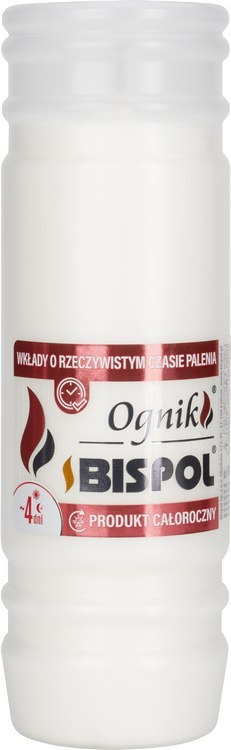 BISPOL - Wkład Zalewany Ognik WP4 - 24 szt. BISPOL - Wkład Zalewany Ognik WP4 - 24 szt.
