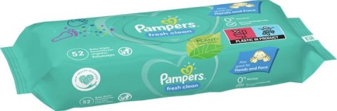 PAMPERS Chusteczki Nawilżane Fresh Clean 52 szt. - 12 op. PAMPERS Chusteczki Nawilżane Fresh Clean 52 szt. - 12 op.