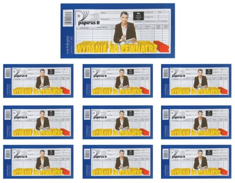 WZ - Wydanie Na Zewnątrz 1/3 A4 - PAPIRUS - 10 szt. WZ - Wydanie Na Zewnątrz 1/3 A4 - PAPIRUS - 10 szt.