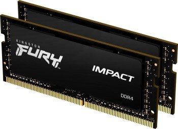 Kingston 64GB 3200MHz DDR4 CL20 SODIMM (Kit of 2) FURY Impact KF432S20IBK2/64 Kingston 64GB 3200MHz DDR4 CL20 SODIMM (Kit of 2) FURY Impact KF432S20IBK2/64