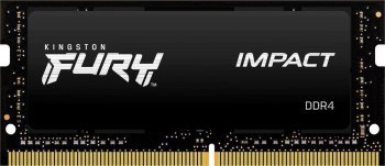 Kingston 64GB 3200MHz DDR4 CL20 SODIMM (Kit of 2) FURY Impact KF432S20IBK2/64 Kingston 64GB 3200MHz DDR4 CL20 SODIMM (Kit of 2) FURY Impact KF432S20IBK2/64
