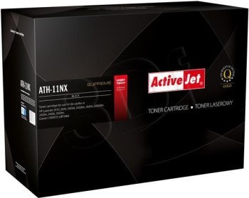 Toner Activejet ATH-11NX (zamiennik HP 11X Q6511X Canon CRG-710H; Supreme; 13500 stron; czarny) Toner Activejet ATH-11NX (zamiennik HP 11X Q6511X Canon CRG-710H; Supreme; 13500 stron; czarny)