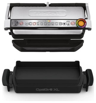 Gril elektr. - Tefal Optigrill+ XL GC724D12 srebrny Gril elektr. - Tefal Optigrill+ XL GC724D12 srebrny
