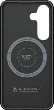 Samsung Enzo Aramid Galaxy S25 black silver Samsung Enzo Aramid Galaxy S25 black silver