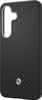 Samsung Enzo Aramid Galaxy S25 black silver Samsung Enzo Aramid Galaxy S25 black silver