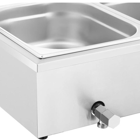 Bemar podgrzewacz do potraw bufet grzewczy z osłoną 3 x GN 1/2 2000 W Bemar podgrzewacz do potraw bufet grzewczy z osłoną 3 x GN 1/2 2000 W