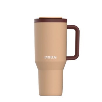Kambukka Rio Tumbler Almond Dream 950ml brązowy Kambukka Rio Tumbler Almond Dream 950ml brązowy