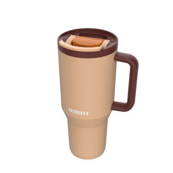 Kambukka Rio Tumbler Almond Dream 950ml brązowy Kambukka Rio Tumbler Almond Dream 950ml brązowy