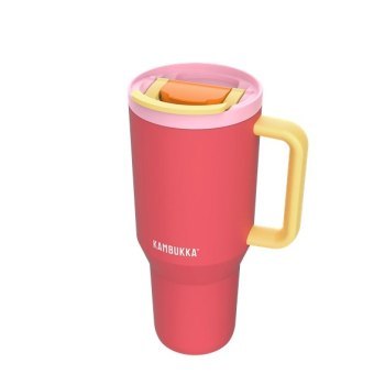 Kambukka Rio Tumbler Pink Papaya 950ml czerwony Kambukka Rio Tumbler Pink Papaya 950ml czerwony