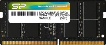 Pamięć RAM Silicon Power SODIMM DDR4 32GB (1x32GB) 3200Mhz CL22 SODIMM Pamięć RAM Silicon Power SODIMM DDR4 32GB (1x32GB) 3200Mhz CL22 SODIMM