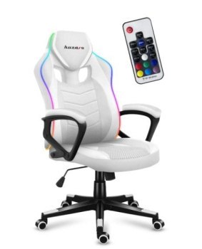 Fotel gamingowy Huzaro Force 2.5 RGB WHITE MESH Fotel gamingowy Huzaro Force 2.5 RGB WHITE MESH