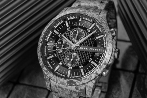 Zegarek Męski Armani Exchange Hampton Chronograph AX2462 + BOX Zegarek Męski Armani Exchange Hampton Chronograph AX2462 + BOX