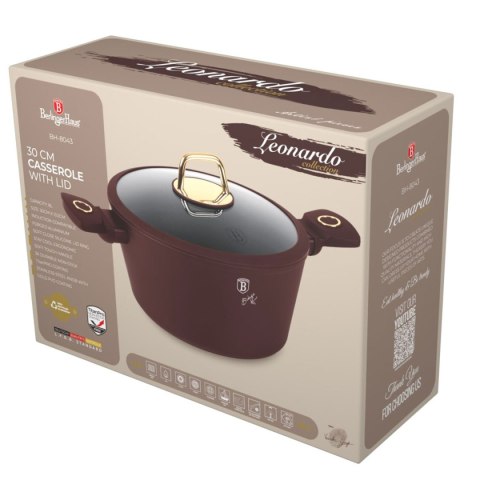 GARNEK TYTANOWY Z POKRYWĄ 30cm BERLINGER HAUS BH-8043 LEONARDO GARNEK TYTANOWY Z POKRYWĄ 30cm BERLINGER HAUS BH-8043 LEONARDO