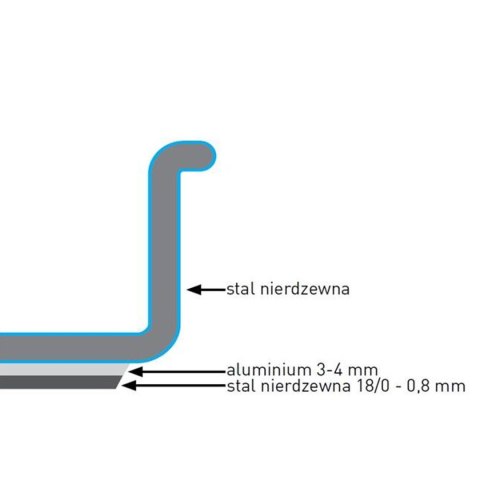 Garnek Budget Line z pokrywką 71 l śr. 450 x 450 h - Hendi 834909 Garnek Budget Line z pokrywką 71 l śr. 450 x 450 h - Hendi 834909