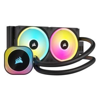 Chłodzenie wodne Corsair iCUE LINK H100i RGB Black Chłodzenie wodne Corsair iCUE LINK H100i RGB Black