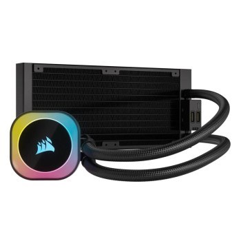 Chłodzenie wodne Corsair iCUE LINK H100i RGB Black Chłodzenie wodne Corsair iCUE LINK H100i RGB Black