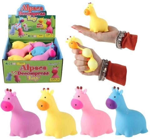 Giraffe Żyrafa wyciskana Squeeze me Gniotek 10,5cm Giraffe Żyrafa wyciskana Squeeze me Gniotek 10,5cm